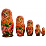 Matrioskas (muñecas rusas) de 5 piezas 